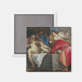 Die Entombierung Christi, 1559 Magnet (Vorderseite/Rückseite)