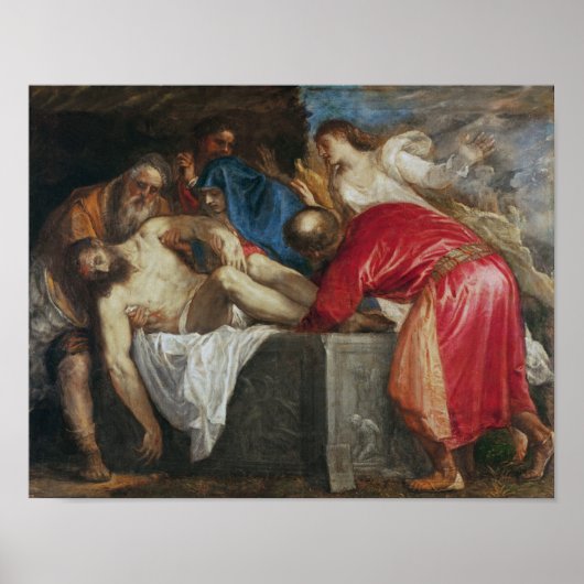 Die Entombierung Christi, 1559 Poster (Vorne)