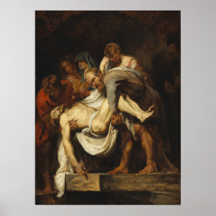 Die Entombierung Christi Poster