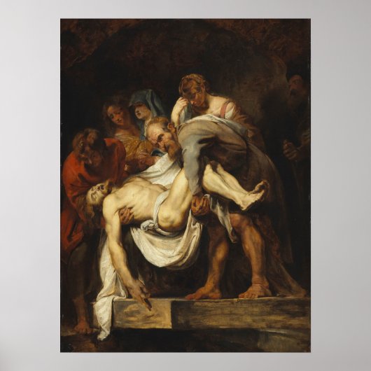 Die Entombierung Christi Poster (Vorne)