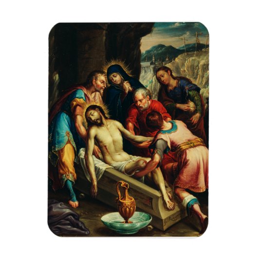 Die Entombierung von Juan Rodríguez Juarez Magnet (Vertikal)