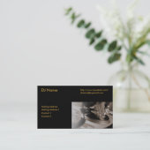 Die entscheidende DJ-Visitenkarte Visitenkarte (Stehend Vorderseite)