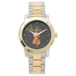Die entscheidende Violinen-Uhr durch Leslie Harlow Armbanduhr