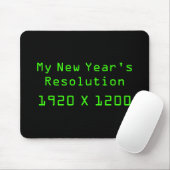 Die Entschließung meines Neujahrs - 1920 X 1200 Mousepad (Mit Mouse)