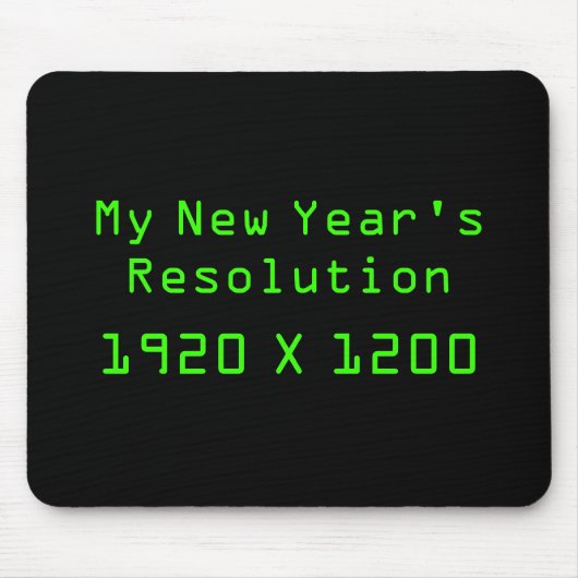 Die Entschließung meines Neujahrs - 1920 X 1200 Mousepad (Vorne)