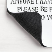 die Entschuldigung Mousepad (Ecke)