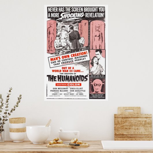 Die Entstehung der Humanoide Poster (Küche)