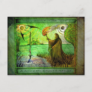Die Entstehung der Weisen - Naturkarte Postkarte