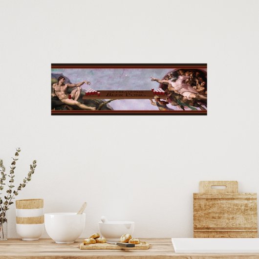 Die Entstehung von Bierpong Poster (Küche)