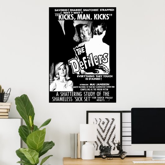 Die Entweihungen Poster (Heimbüro)