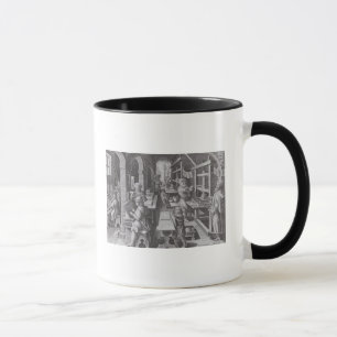 Die Entwicklung des Druckens Tasse