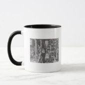 Die Entwicklung des Druckens Tasse (Links)