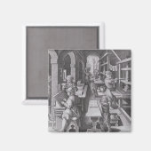 Die Entwicklung des Drucks Magnet (Vorderseite/Rückseite)