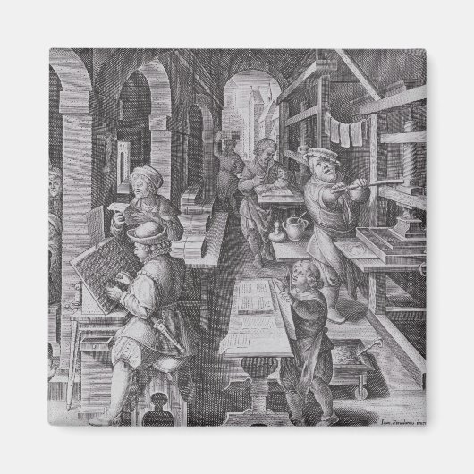 Die Entwicklung des Drucks Magnet (Vorne)