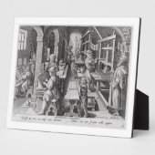 Die Entwicklung des Drucks, Platte 5 von "Nova Re Fotoplatte (Seite)