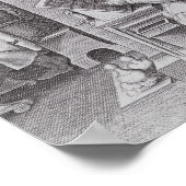 Die Entwicklung des Drucks Poster (Ecke)