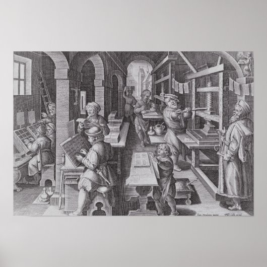 Die Entwicklung des Drucks Poster (Vorne)