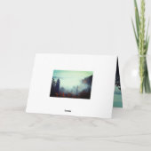 Die Ephesianer 3:20 Unser Gott ist... Fall Forest Karte (Rückseite)