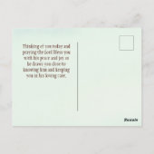 Die Ephesianer 3:20 Unser Gott ist... Fall Forest Postkarte (Rückseite)