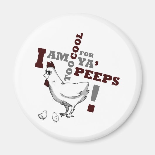 Die Epic Rooster Magnet (Vorne)