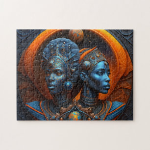 Die Erbauer: Mutter und Tochter Puzzle