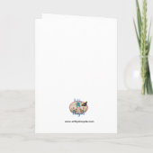 Die Erdbeer-Rose-Süßigkeit Karte (Rückseite)