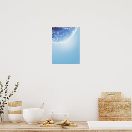 Die Erde 12 Poster (Küche)