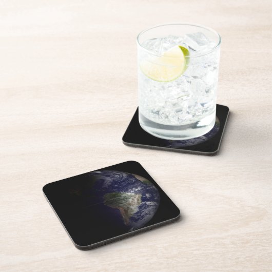 Die Erde an ihrem Äquinoktium. Getränkeuntersetzer (Rechte Seite)