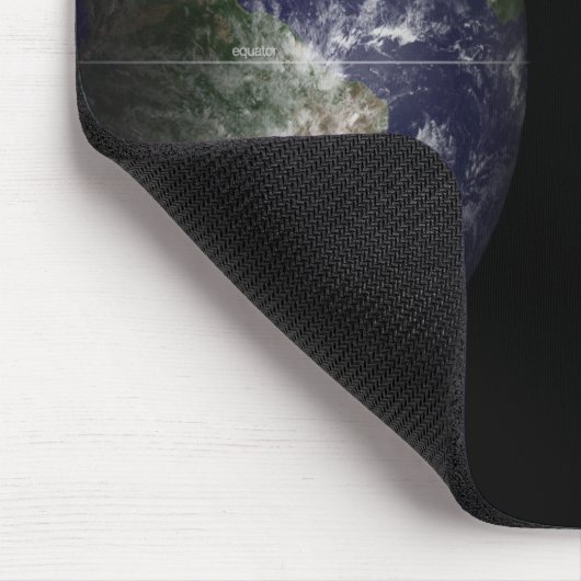 Die Erde an ihrem Äquinoktium. Mousepad (Ecke)