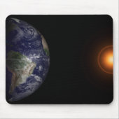 Die Erde an ihrem Äquinoktium. Mousepad (Vorne)