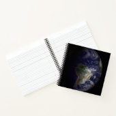 Die Erde an ihrem Äquinoktium. Notizblock (Innenseite)