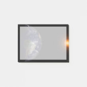 Die Erde an ihrem Äquinoktium. Post-it Klebezettel (Vorderseite)