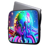 Die Erde auf einem Computer-Tablet + Laptop Laptopschutzhülle (Vorderseite Links)