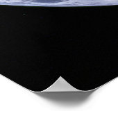 Die Erde aus Apollo 17 Poster (Ecke)