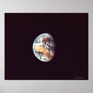 Die Erde aus dem Weltraum Poster