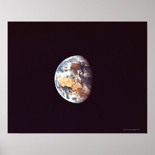 Die Erde aus dem Weltraum Poster (Vorne)