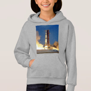 Die Erde bebt, während die Saturn V zum Mond aufst Hoodie