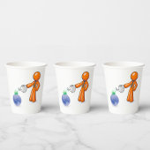 Die Erde bewässern Pappbecher