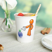 Die Erde bewässern Pappbecher