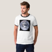Die Erde "Der Blaue Marmor" scheint aus Apollo 17 T-Shirt (Vorne ganz)