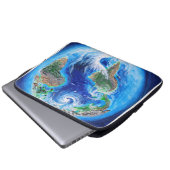 Die Erde, der blaue Planet Laptopschutzhülle (Vorne Knopf)