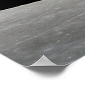 Die Erde erhebt sich über dem Mond, wie aus Apollo Poster (Ecke)