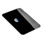 Die Erde erhebt sich über dem Mondlicht. Magnet (Rechte Seite)