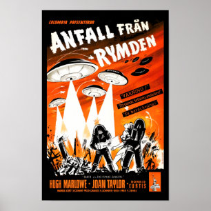 Die Erde gegen die fliegenden Sauerker Poster