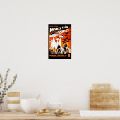 Die Erde gegen die fliegenden Sauerker Poster (Küche)