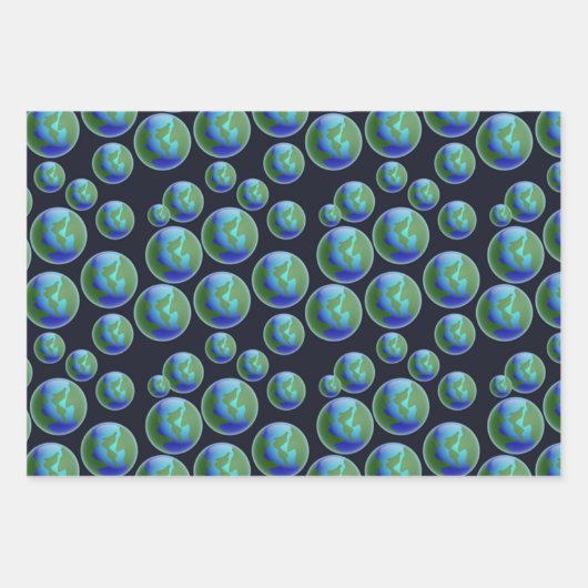 Die Erde Geschenkpapier Set (Vorderseite 3)