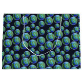 Die Erde Große Geschenktüte (Vorderseite)