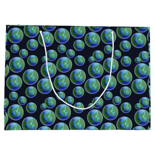 Die Erde Große Geschenktüte (Rückseite)