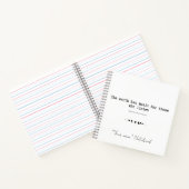 Die Erde hat ein MusikNotebook Notizblock (Innenseite)