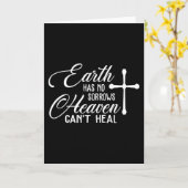 Die Erde hat keinen traurigen Himmel Karte (Gelbe Blume)